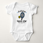 Tennis als mam romper (Voorkant)