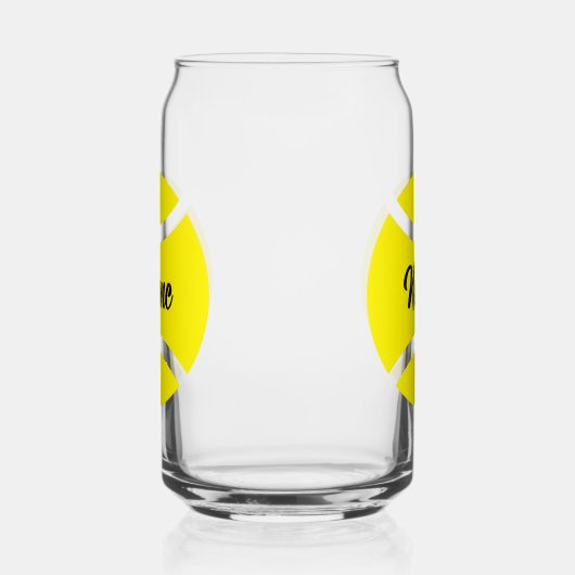 Tennis Anniversaire fête peut façonner verre cadea (Gauche)