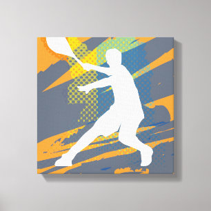 Tennis art toile design d'impression maison ou clu
