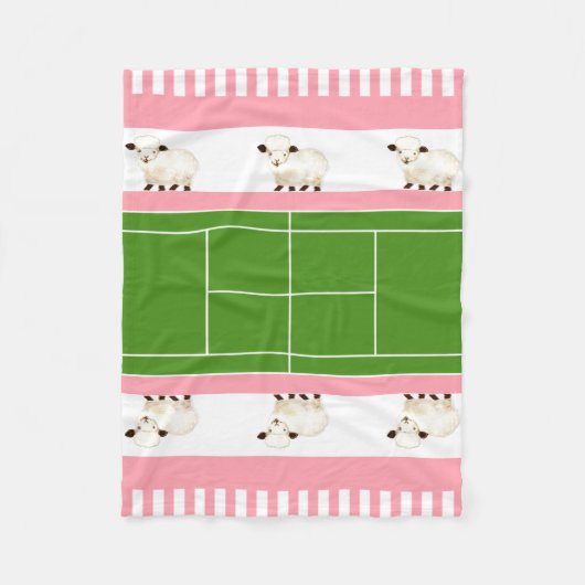 Tennis Baby Fleece Deken (Voorkant)