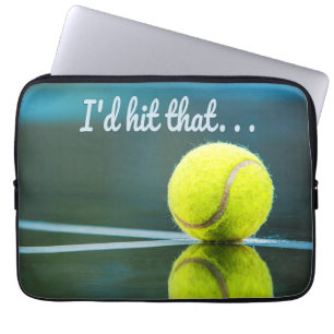 Tennis bal, ik zou die grappige cadeautje pakken laptop sleeve