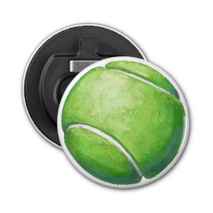 Tennis Ball Button Flesopener