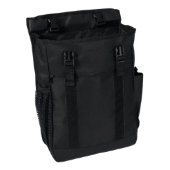 Tennis Ball Custom Text Bold Face Backpack (Open detail)