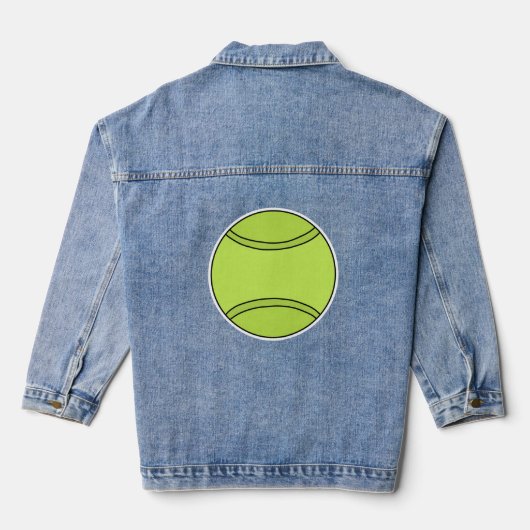 Tennis Ball Denim Jacket (Achterkant)
