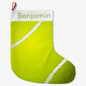 Tennis Ball Design Large kerststop Grote Kerstsok (Voorkant)