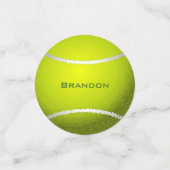 Tennis Ball Design Table Confetti (Kleine voorkant)