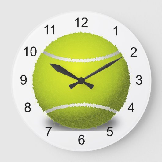 Tennis Ball Design Wall Horloge (Recto)