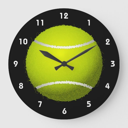 Tennis Ball Design Wall Horloge (Recto)