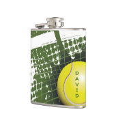Tennis Ball en Net Design Flask Heupfles (Links)