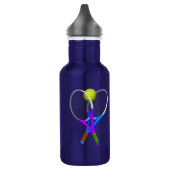 Tennis Ball en Rackets Waterfles (Links)
