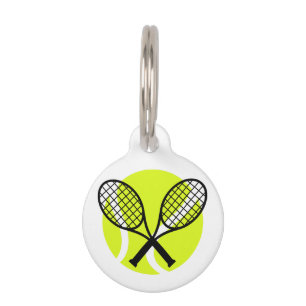 Tennis Ball en Racquets Huisdierpenning
