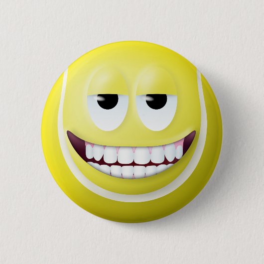 Tennis Ball Face 2 Ronde Button 5,7 Cm (Voorkant)