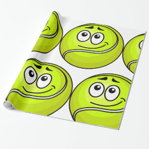 Tennis Ball Face Cadeaupapier