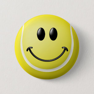 Tennis Ball Face Ronde Button 5,7 Cm