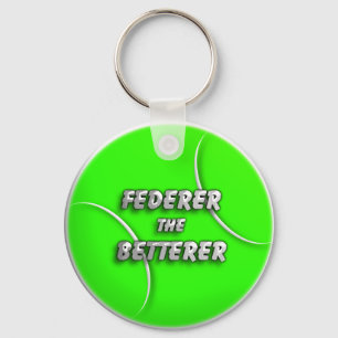 Tennis Ball - Federer de Betterer Sleutelhanger