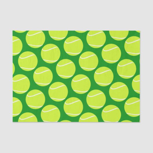 Tennis Ball Gift Wrapping Tissue Paper Tissuepapier (Voorkant)