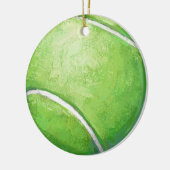 Tennis Ball Keramisch Ornament (Links)