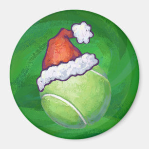 Tennis Ball-kerstgroen Magneet