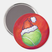 Tennis Ball Kerstmis Magneet (Voorkant / Achterkant)
