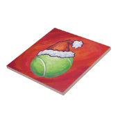 Tennis Ball Kerstmis Tegeltje (Zijkant)