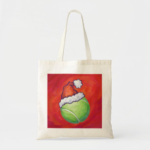 Tennis Ball Kerstmis Tote Bag