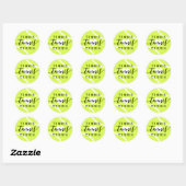 Tennis Ball Love Stickers Répétants (Feuille)