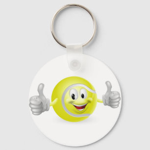 Tennis Ball Mascot Sleutelhanger