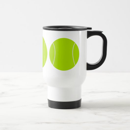 Tennis Ball mug - choisir style & couleur (Droite)