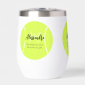 Tennis ball nom personnalisé & texte (Avant)