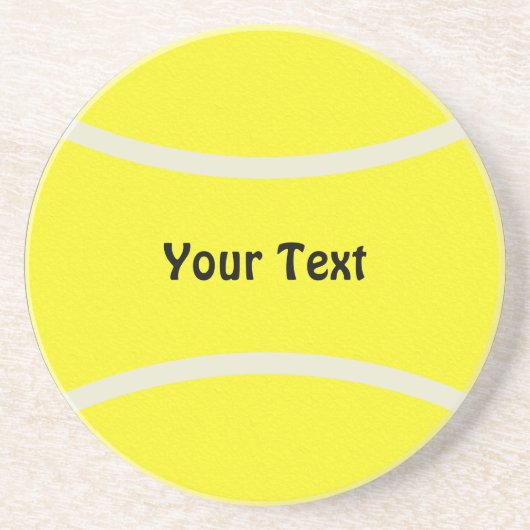 Tennis Ball-Onderzetters Zandsteen Onderzetter (Voorkant)