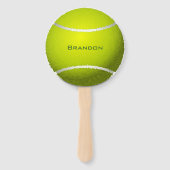 Tennis Ball-ontwerp Handwaaier (Achterkant)