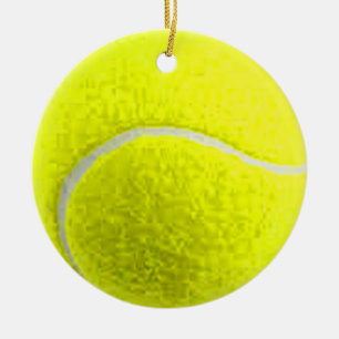 "Tennis Ball"-ontwerpcadeaus en -producten Keramisch Ornament