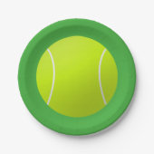 Tennis Ball Paper-Borden Papieren Bordje (Voorkant)