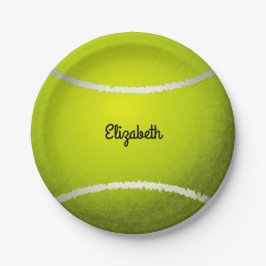 Tennis Ball Papieren Bordje