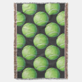 Tennis Ball Patronen Deken (Voorkant Verticaal)