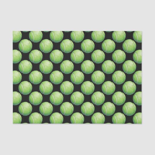 Tennis Ball Patronen Tissuepapier (Voorkant)