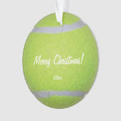 Tennis Ball Persoonlijk Ornament (voorkant)