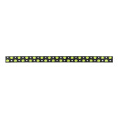 Tennis Ball Polka Dot Pattern Aangepaste achtergro Lint (Voorkant)
