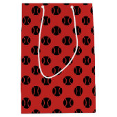 Tennis ball print Noël fête pour les sacs cadeaux (Devant)