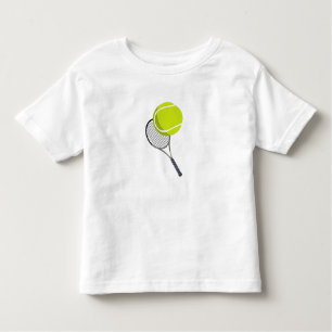 Tennis Ball & Racket Racquet Kinder Shirts