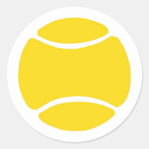 Tennis Ball Ronde Sticker