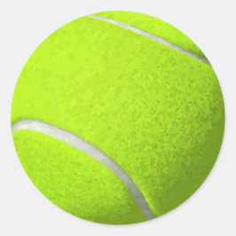 Tennis Ball Round Sticker