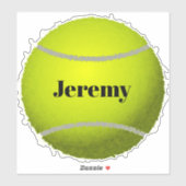Tennis ball sjabloon sticker (Vel)