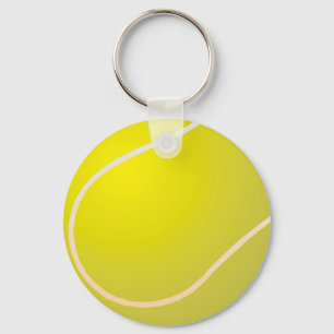Tennis ball sleutelhanger