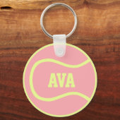 Tennis Ball Sleutelhanger - Pas het aan! (Voorkant)