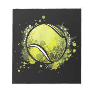 Tennis Ball Sports and Tennis Lover Kerstmis Notitieblok