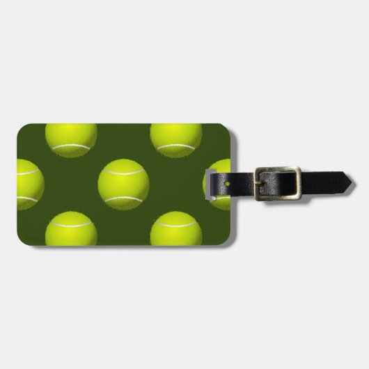 Tennis Ball Sports Bagagelabel (Voorkant horizontaal)