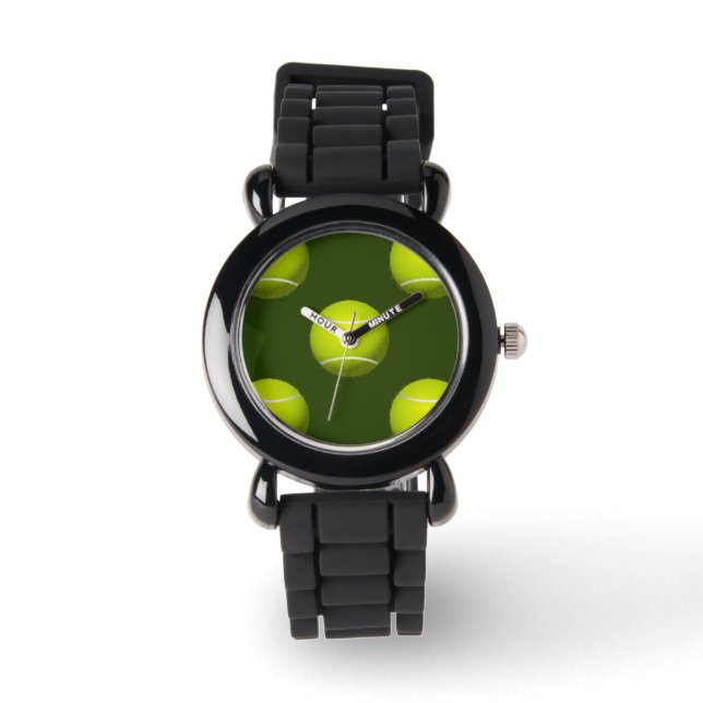 Tennis Ball Sports Horloge (Voorkant)