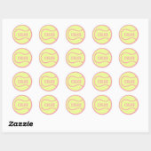Tennis Ball Sticker - Customisez-le ! (Feuille)