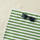 Tennis Ball Stripes Design Plage Serviette (En situation)